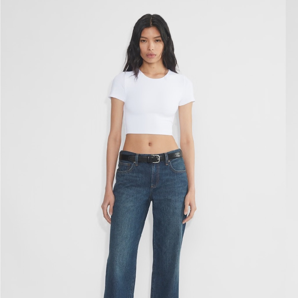 Aritzia Contour Crew Cropped T-shirt - Picture 2 of 6